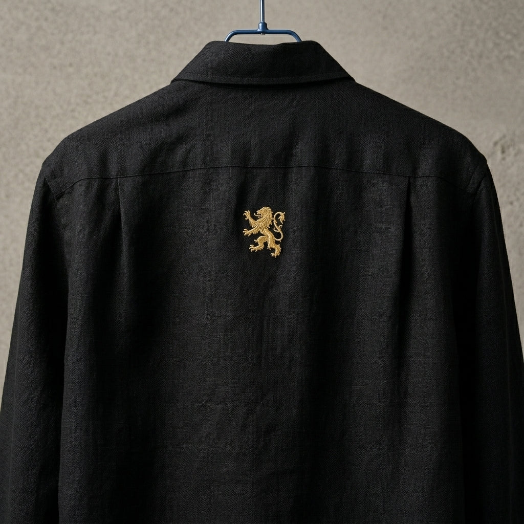 Black Linen Shirt