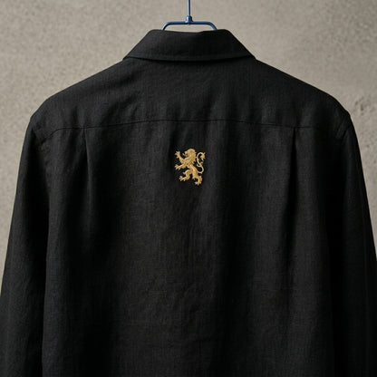 Black Linen Shirt
