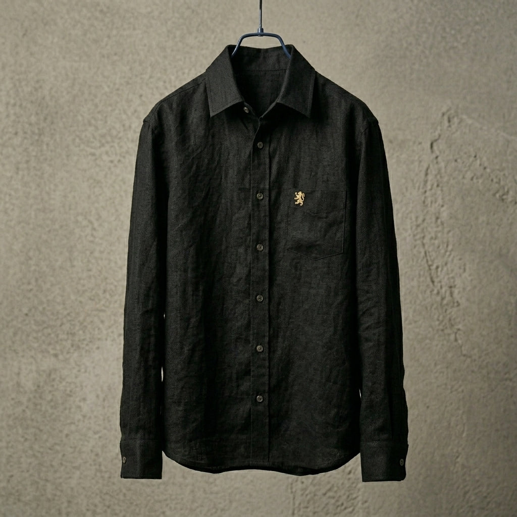 Black Linen Shirt