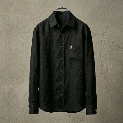 Black Linen Shirt