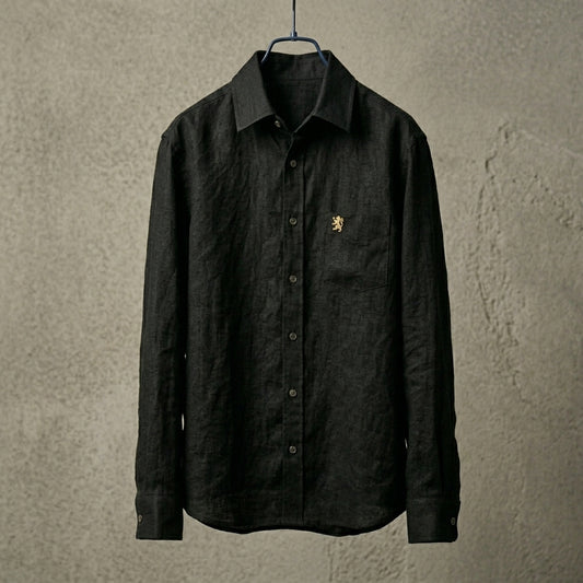 Black Linen Shirt