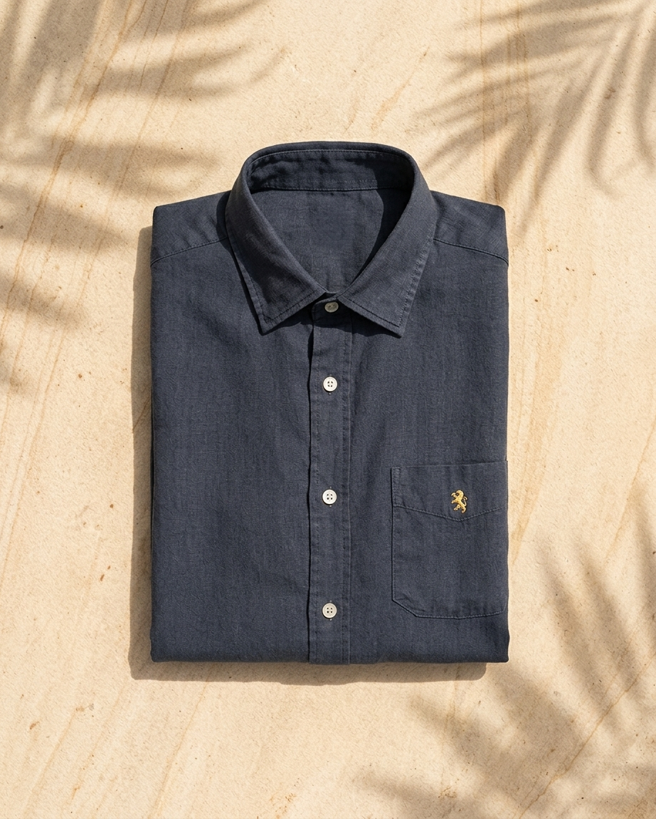 Blue Linen Shirt