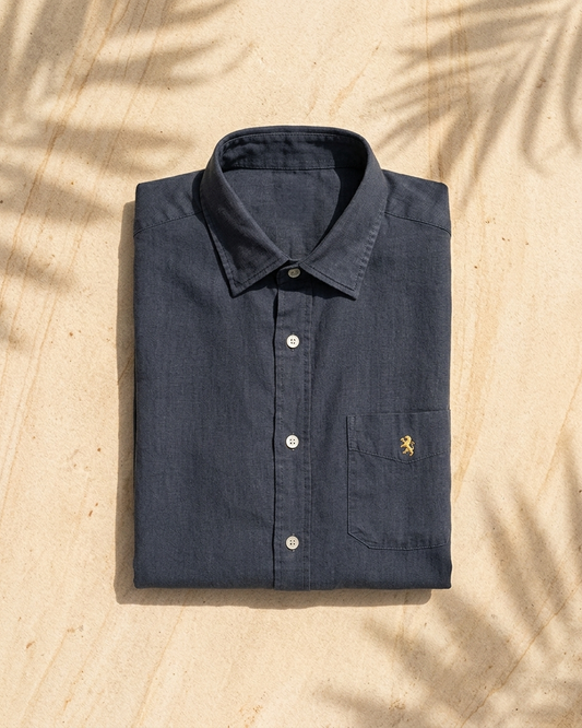 Blue Linen Shirt